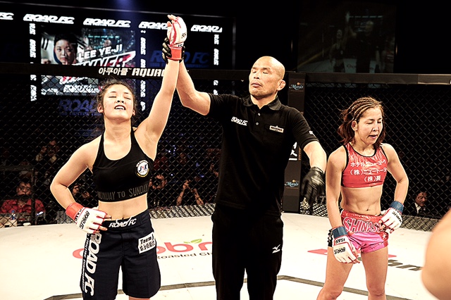 Xiaomi ROAD FC 037 XX, first all-female card results -