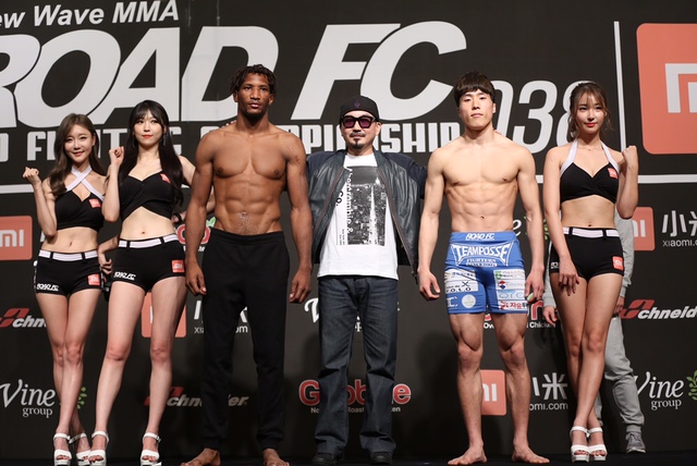Xiaomi ROAD FC 038 Official Weigh In results -