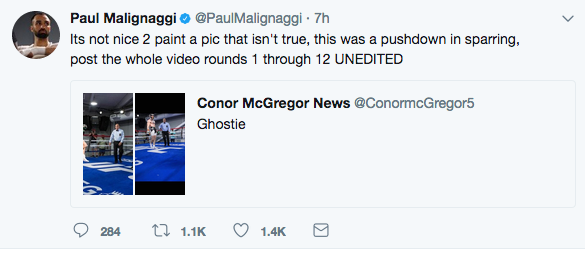 Paulie Malignaggi says bye bye to Conor Mcgregor's boxing camp -