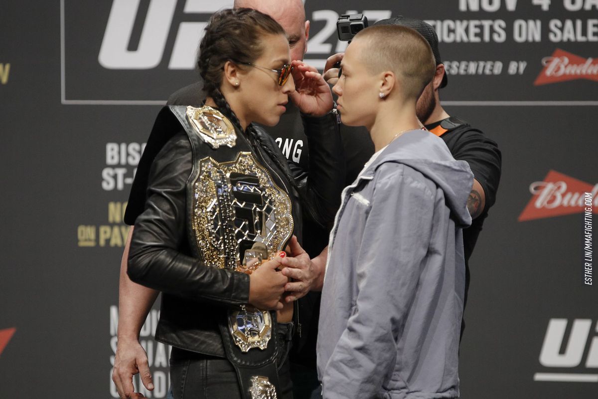 Interview: Rose Namajunas says martial arts saved her life, while Joanna claims Rose is mentally unstable -