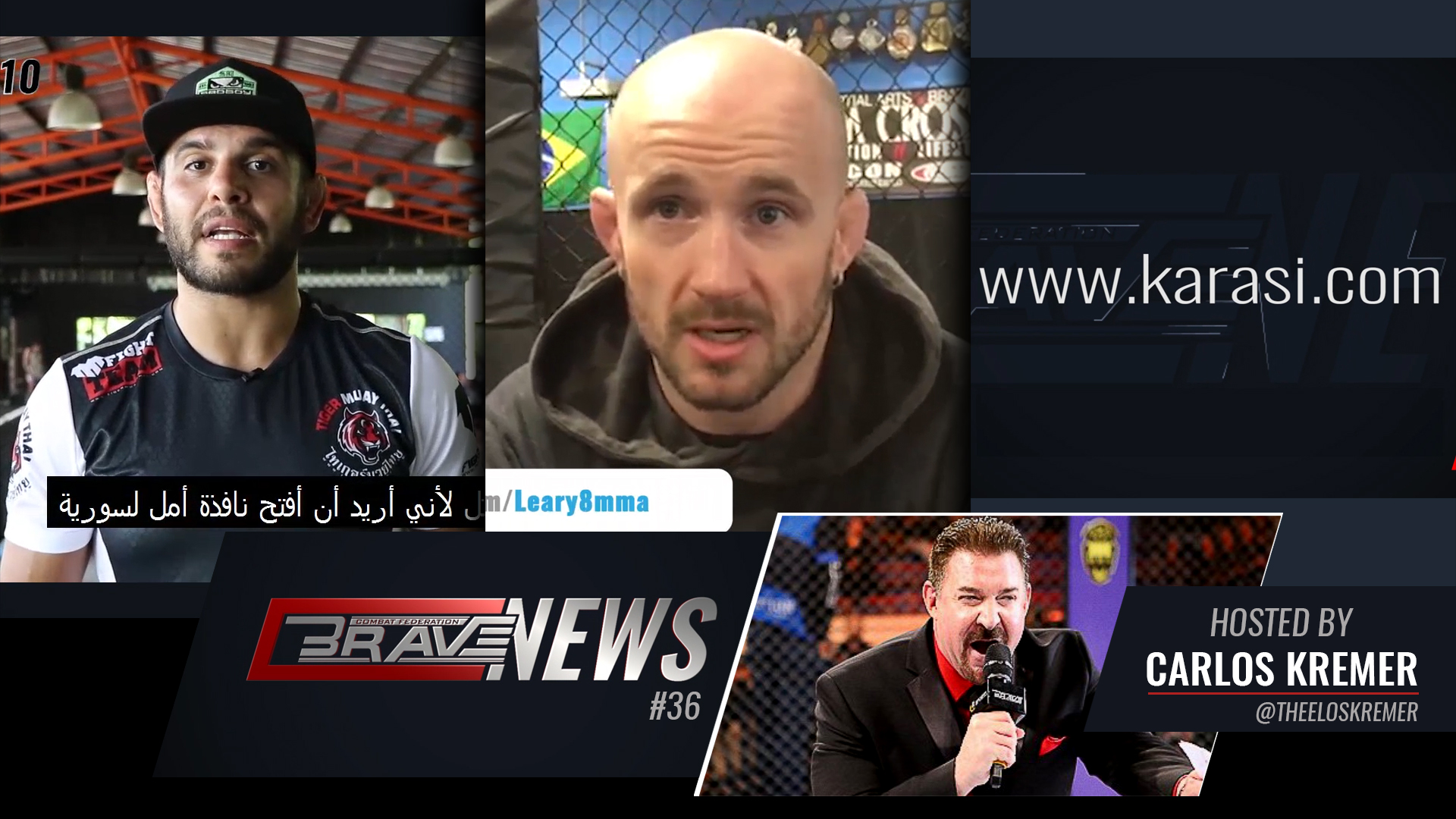 Brave 10 Fight week schedule; Leary and Suleiman project Jordan event -