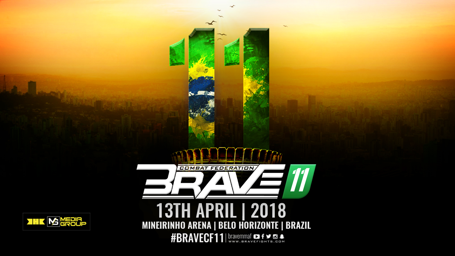 Brave Combat Federation announces event in Brazil -