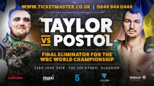 Boxing: Josh Taylor Returns June 23 Against Viktor Postol - Taylor