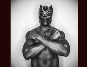 UFC: Francis Ngannou becomes Black Panther and throws up 'Wakanda Forever' sign - black panther
