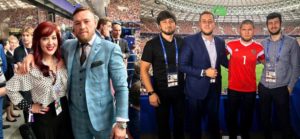 UFC: Conor McGreror and Khabib Nurmagomedov are both in Moscow to watch the world cup finals - FIFA