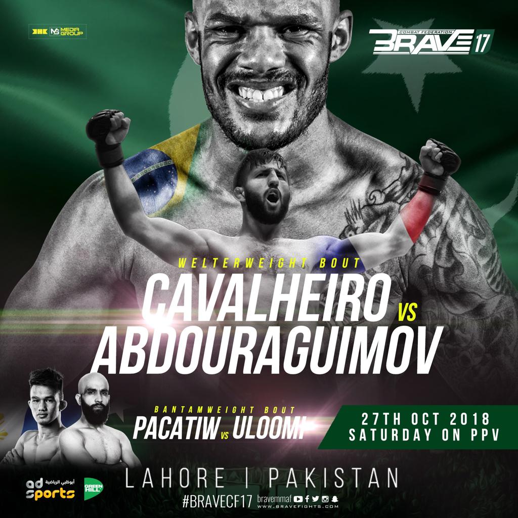 Brave announces main and co-main events for Pakistan debut - mma