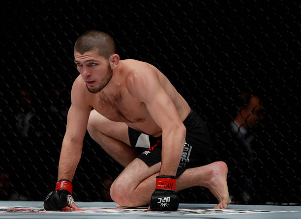 Does Khabib ever trains with someone in his own weight class - khabib