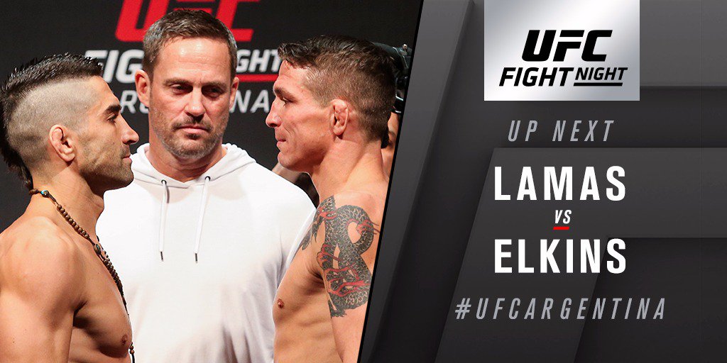 UFC Fight Night 140 Results - Ricardo Lamas Brutalizes Elkins. Submits in the Final Round - Darren