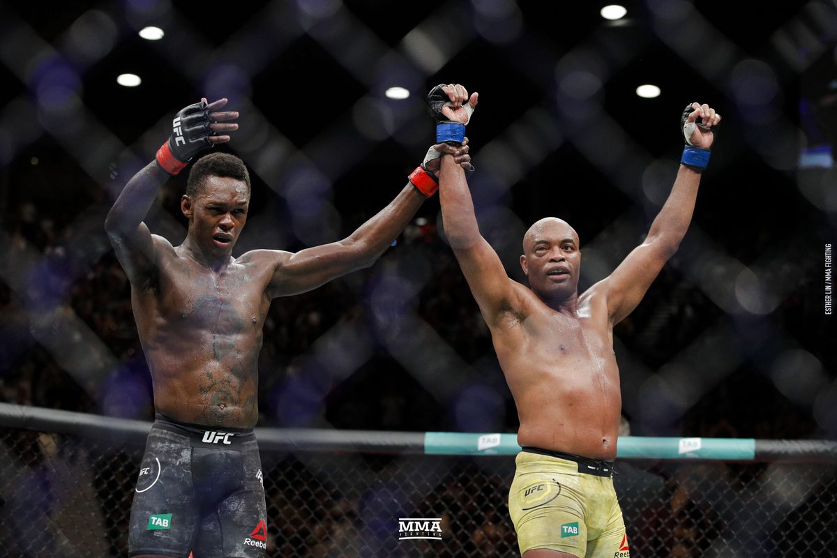 Watch: What was said by Israel Adesanya and Anderson Silva to each other after their UFC 234 fight -