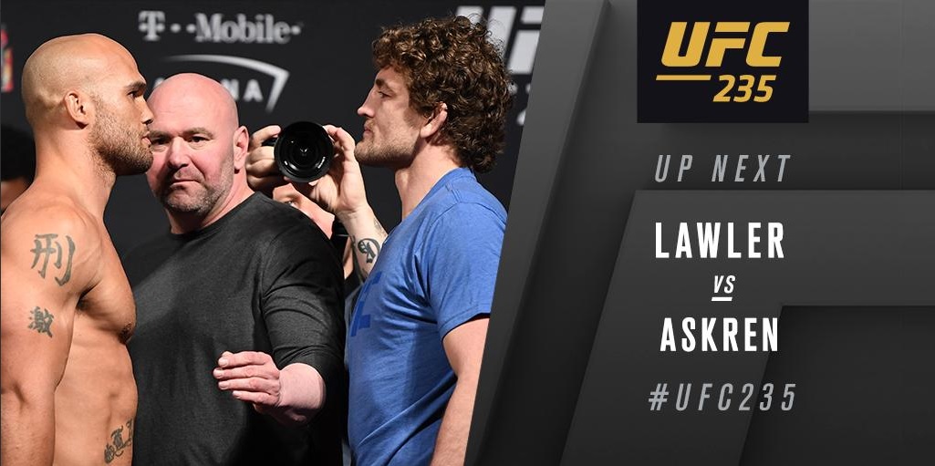 UFC 235 Results: Ben Askren Wins his UFC Debut with a Questionable Stoppage -