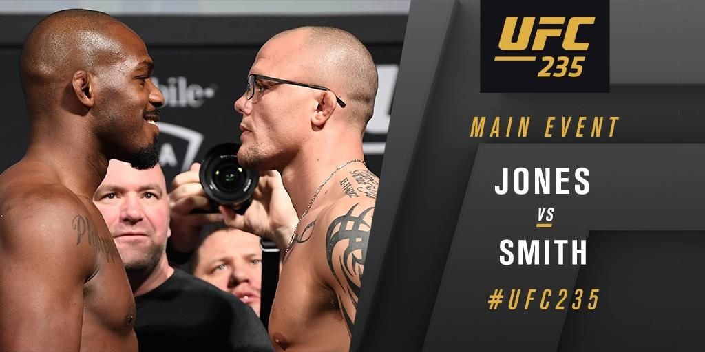 UFC 235 Jones vs. Smith - Play by Play Updates & LIVE Results -