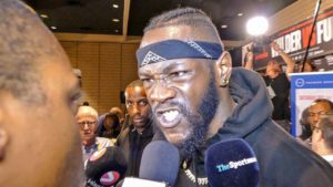 VIDEO: Deontay Wilder says he wants to KILL a man inside the ring because it's legal - Wilder