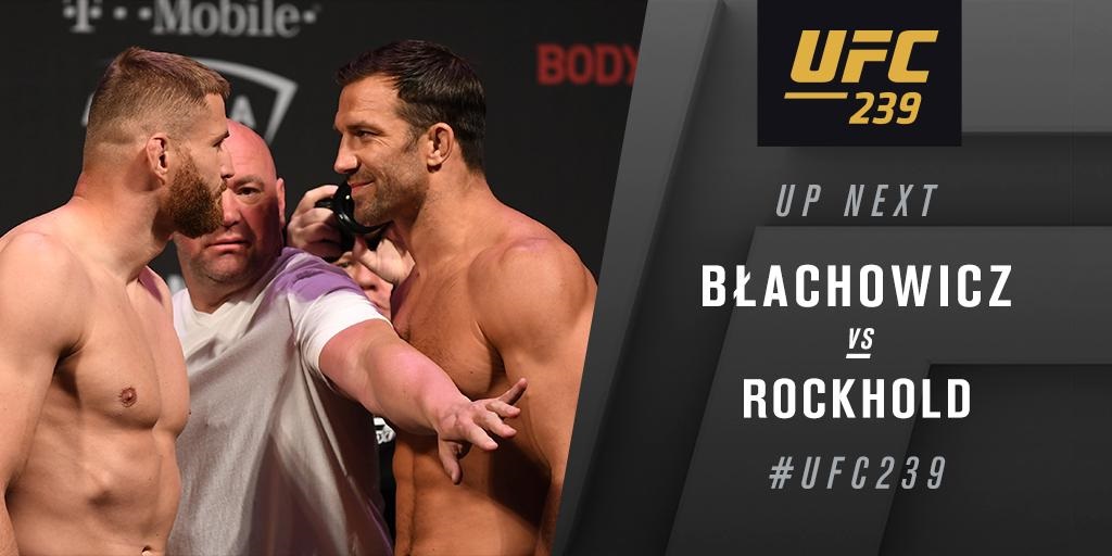 UFC 239 Results - Jan Blachowicz Viciously Knocksout Luke Rockhold in Round 2 -