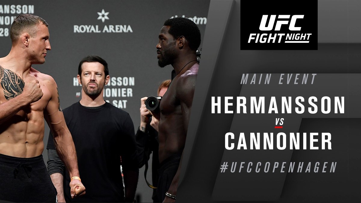 UFC Fight Night 160 Results - Jared Cannonier Scores an Impressive Second Round TKO Over Jack Hermannsson -