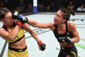 Classy Mackenzie Dern offers 'no excuses' after first professional MMA loss to Amanda Ribas - Dern