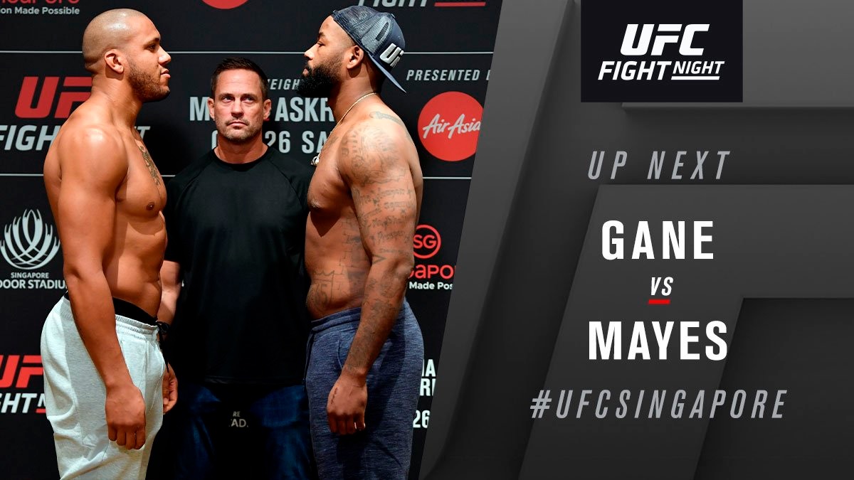 UFC Fight Night 162 Results - Ciryl Gane Forces Don'Tale Mayes to Tap with a First Ever Heel Hook in Heavyweight Division -