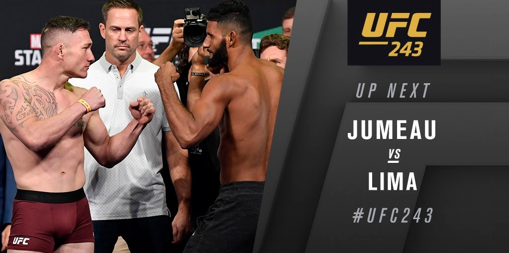 UFC 243 Results - Dhiego Lima's Leg Kicks Get Him the Split Decision Win Over Luke Jumeau -