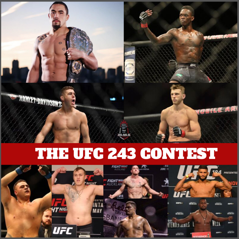 THE UFC 243 CONTEST - Melbourne