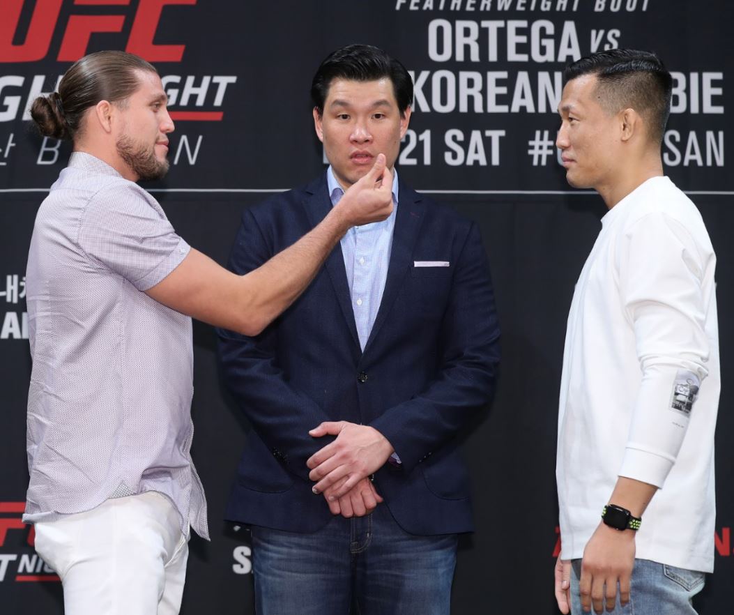UFC Fight Night: Ortega vs The Korean Zombie tickets now on sale, featherweight bout Dooho Choi vs Charles Jourdain added - UFCBusan