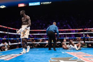 VIDEO: Deontay Wilder brutally knocks out Luis Ortiz in the seventh round to set up Tyson Fury rematch in February - Wilder