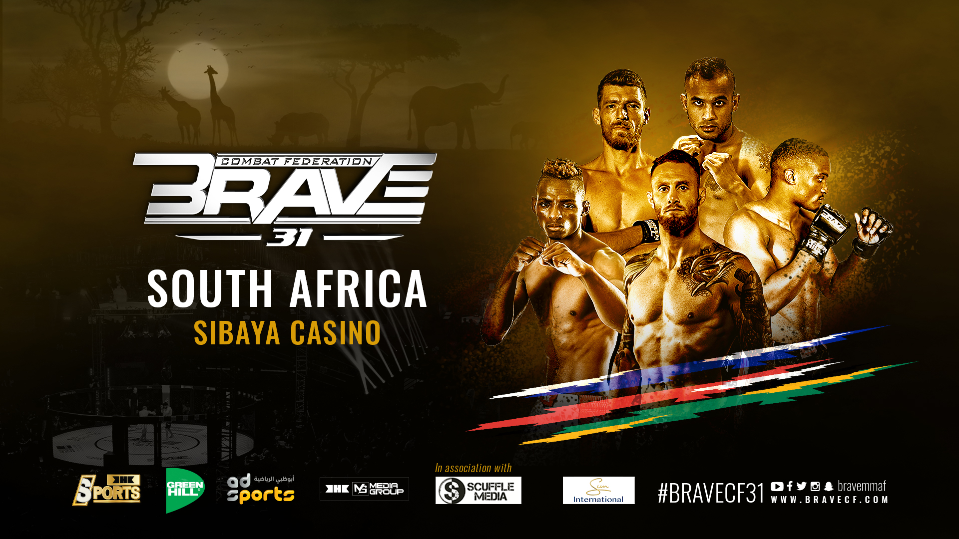 BRAVE CF returns to South Africa with an explosive fight card - BRAVE CF