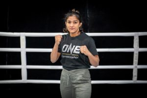 ONE Age of Dragons: Ritu Phogat picks up a dominant first round win in her professional MMA debut - Phogat
