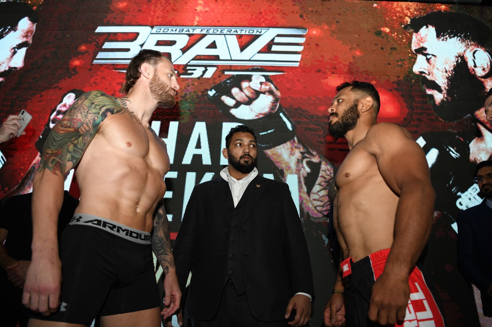 BRAVE CF 31 weigh-ins: inaugural Middleweight title fight gets the green light -