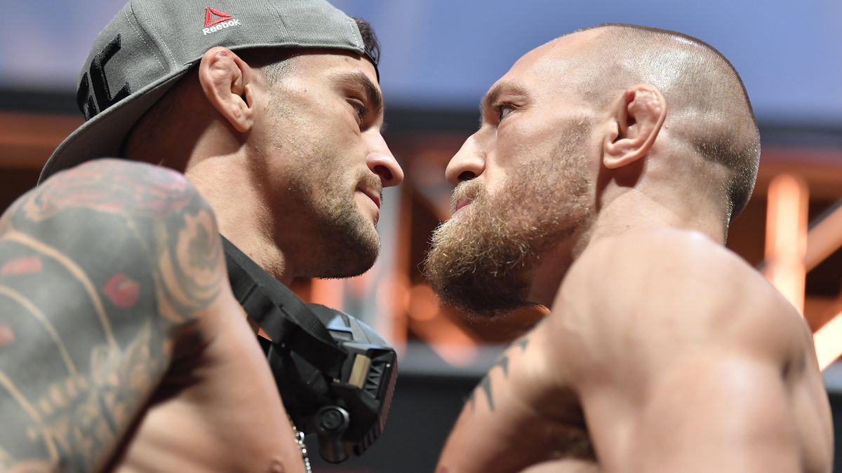 Dustin Poirier vs Conor McGregor at UFC 264