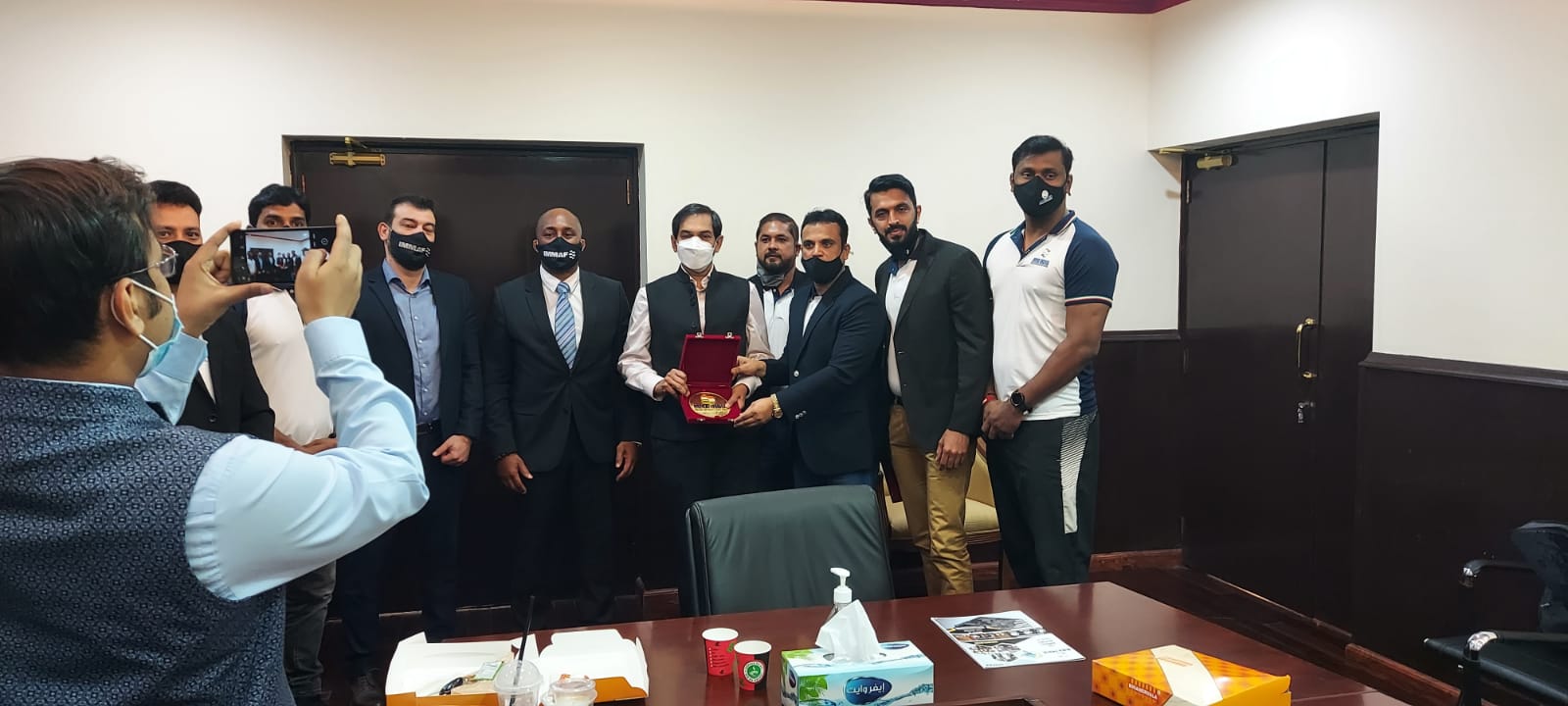 IMMAF World Championships bound MMA India Team meets Ambassador of India to UAE in Abu Dhabi - IMMAF World Championships
