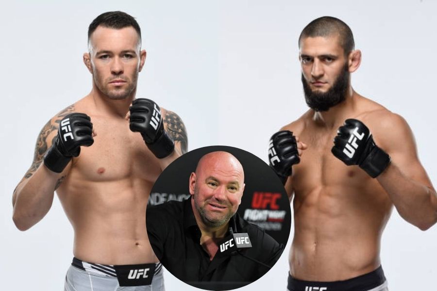 Khamzat Chimaev says he will knock Colby Covington put if the fight in the future