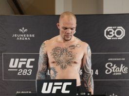 Anthony Smith missed weight at UFC 283